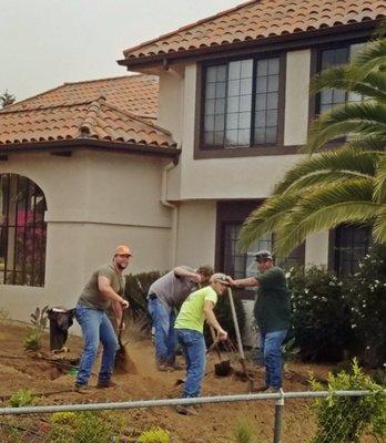 Al's Pumping crew hard at work 8.14.18