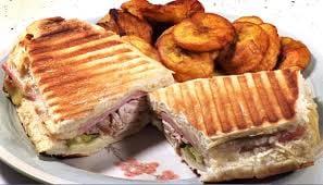 Cuban Sandwich with Friend Plantains