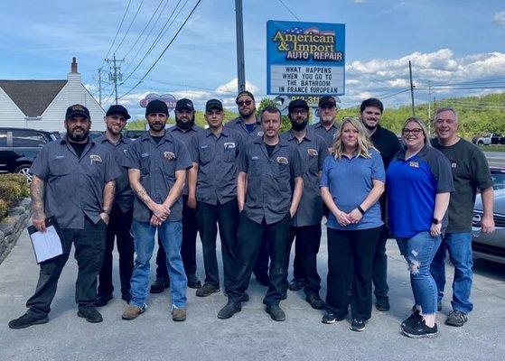 Johnson City auto repair team at American and Import Auto Repair