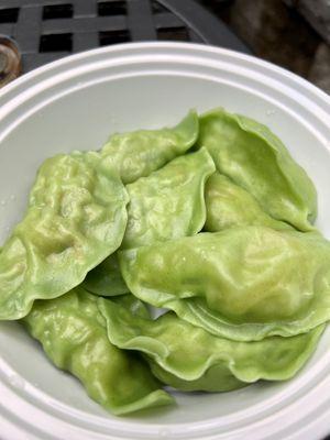 Steamed vegetable dumplings