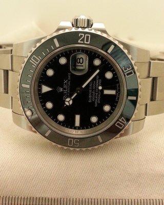 Rolex stainless steel Submariner watch