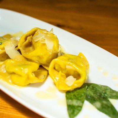 Homemade Spinach&Ricotta tortelloni in butter&sage .