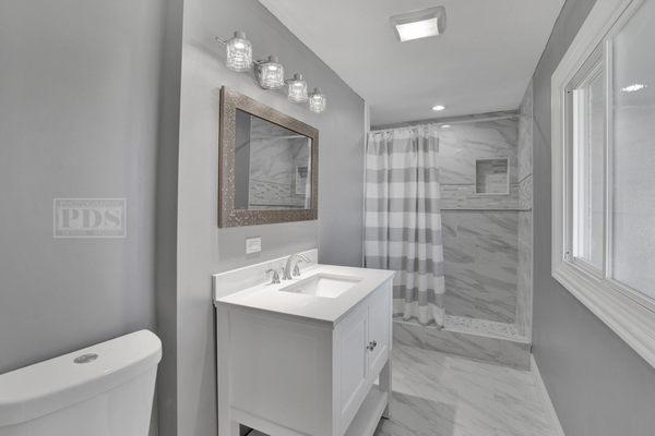 Fully renovated master bathroom