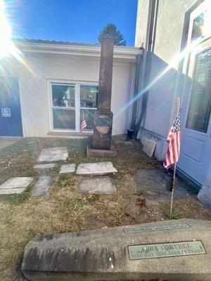 George Coryell's grave