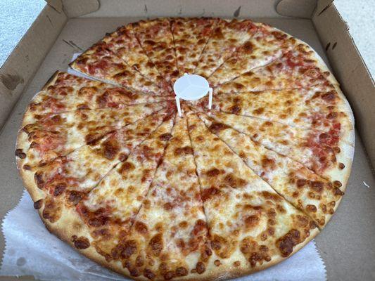 Large cheese pizza