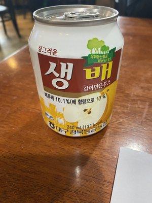 Korean Pear Drink (Can)