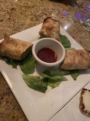 Veggie spring rolls--ate one already