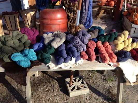 Springdell Farm Wool: love the colors.