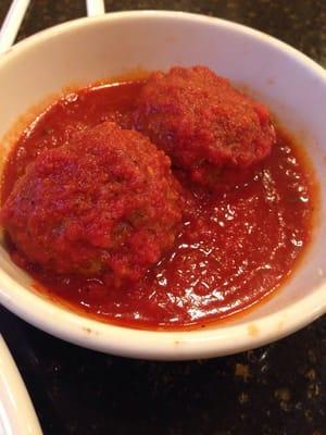 Side of meatballs