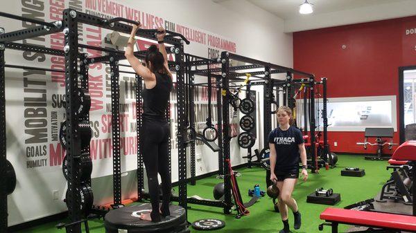 Mother daughter training.  Hudson H. and Suzanne H.