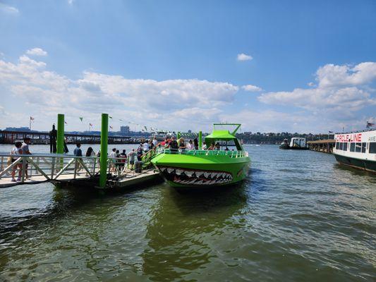 The Beast boat- boarding