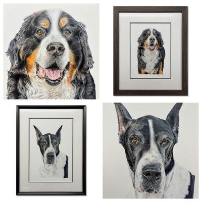 #artistgicleeprinting #petportraits #custompictureframing