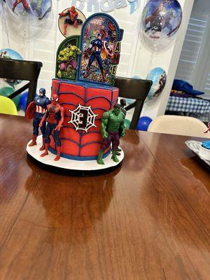 3rd Birthday Superhero cake