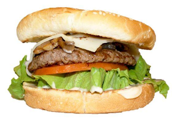 Mushroom Swiss Burger