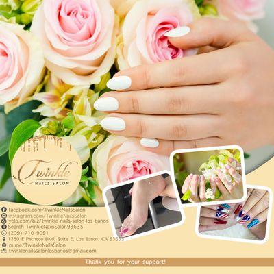 Wish you have a happy month with new nails at Twinkle Nails Salon!