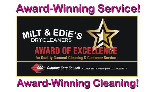 Award-Winning Service!