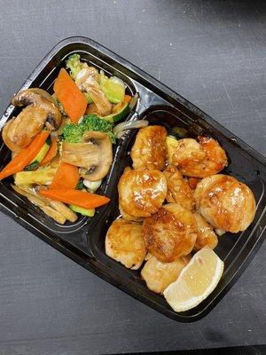 Scallop Hibachi Dinner