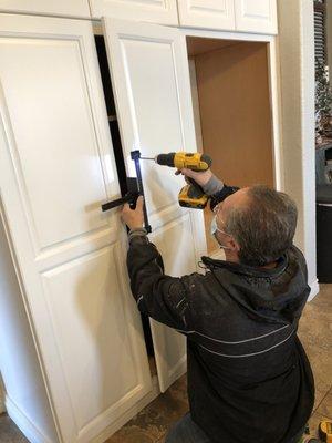 Finishing touches from a kitchen remodel!!