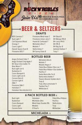 BEER MENU