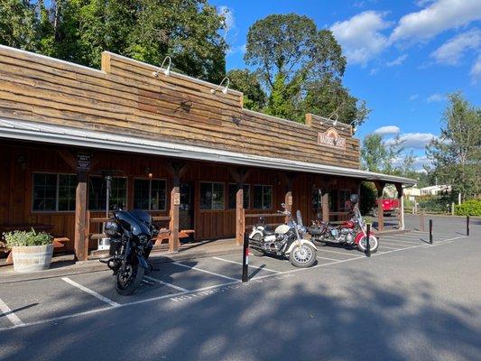 Moter cycle parking