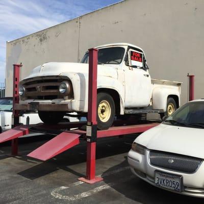 Classic Ford at C & G Auto.