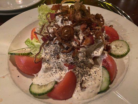 Best wedge salad I've had in a long time.