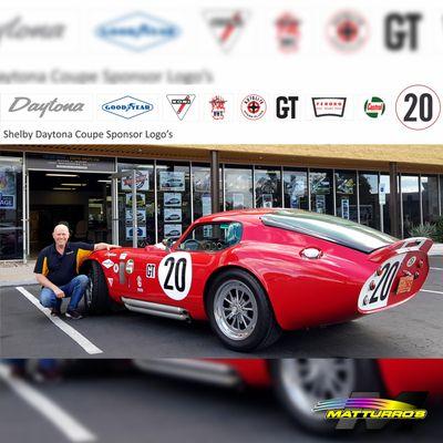 Shelby Daytona partial wrap