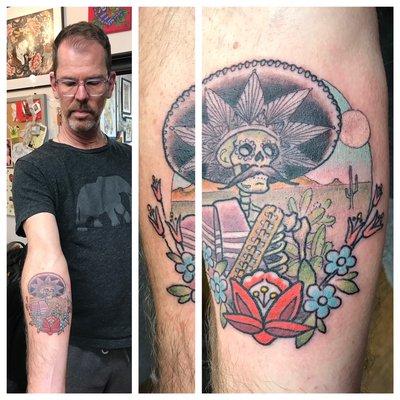 American traditional tattoos by Woods