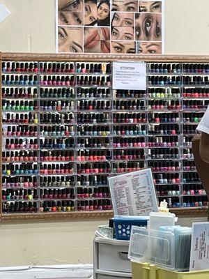 Lots of nail colors and more to choose from