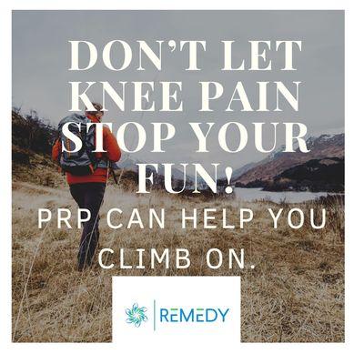 Having knee pain hiking?  Dr. Rolnik specializes in innovative non-surgical treatments to relieve knee pain.