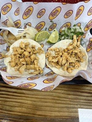 Chicken tacos