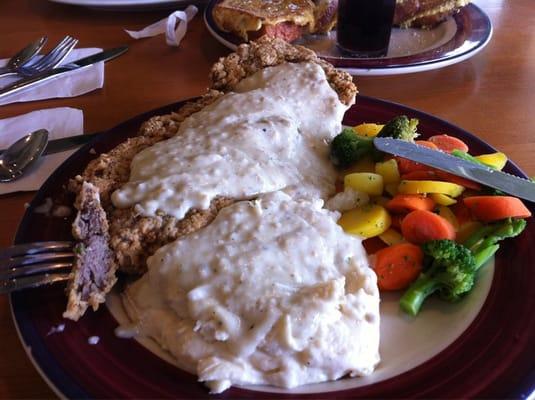 Biggest fried steak ever