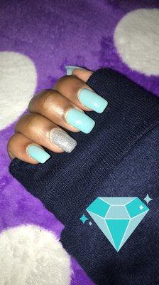 square gel nails