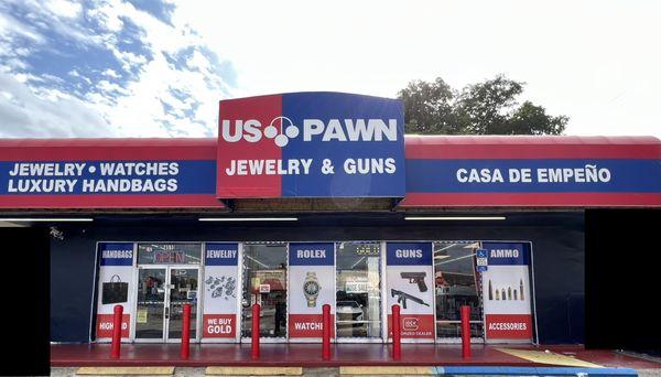 Newly Renovated.
 Wide variety of New and Used firearms. High-End Handbags.