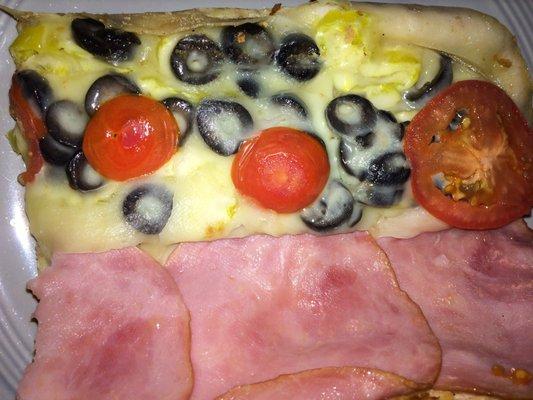 My Sammie customized with pizza toppings