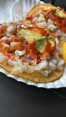 Tostada De Ceviche