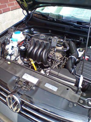 Super clean car engine!