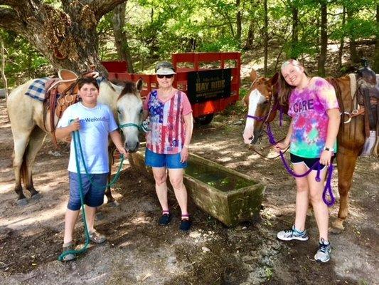 Saddle up and enjoy some spectacular views as you ride along Dinosaur Valley State Park scenic trails...