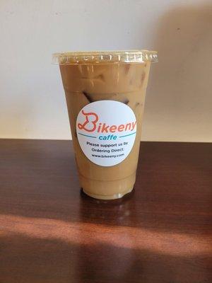 Skinny vanilla iced latte