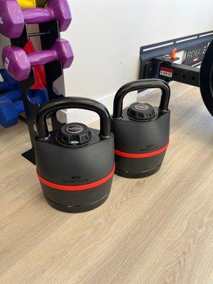 Adjustable kettle bells!