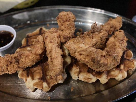 Chicken and waffles