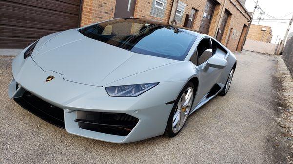 Lamborghini Satin Grey Full Wrap