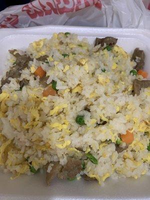 Beef fried rice