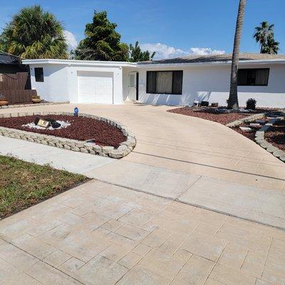 Ready to prep the driveway for painting .