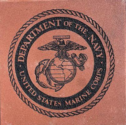 Memorial Brick For Navy and Marine Corps