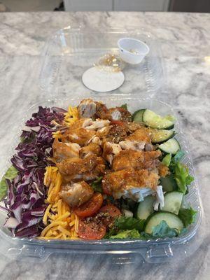 Great to see Island Chicken is back and now they have awesome salads.