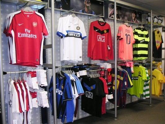 We carry a great selection of club and national team replica apparel.