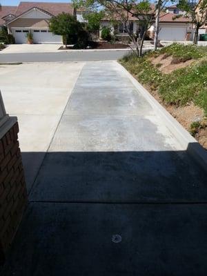 Widened up my drive way.