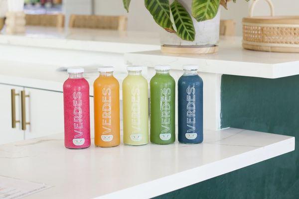 Organic cold press juices