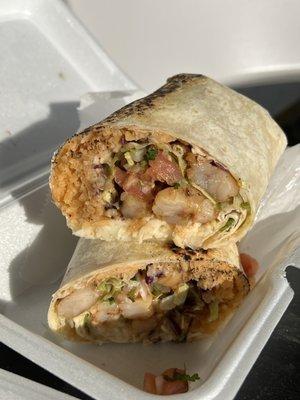 shrimp burrito